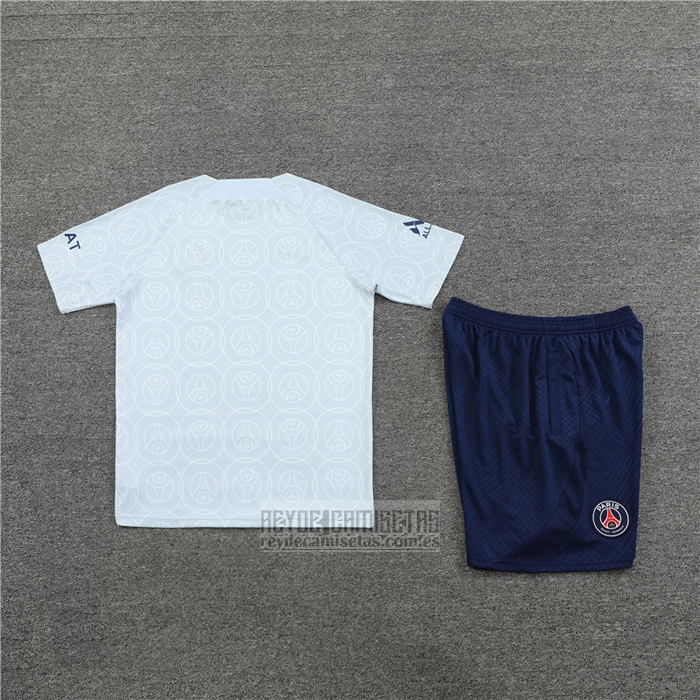 Chandal del Paris Saint-Germain Manga Corta 2022-2023 Gris - Pantalon Corto